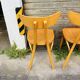 (Lot) 6 Bistro Chairs Lutherma Banana (Light Oak)