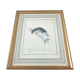 Golden frame engraving nightingale