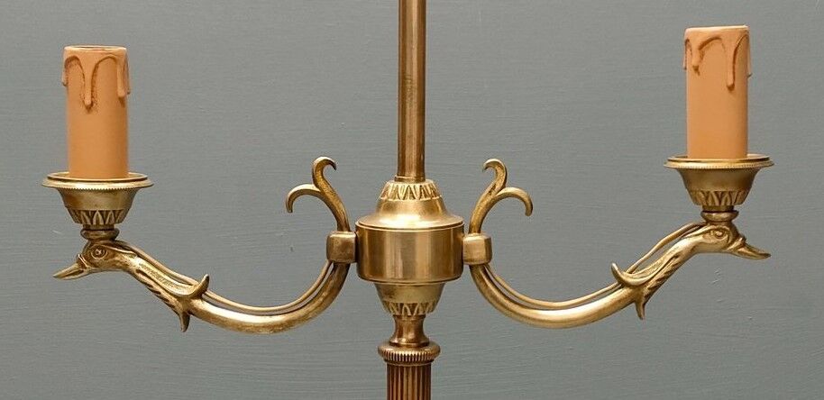 Napoleon III style zoomorphic lamp foot