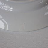 Petite assiette Sarreguemines au décor bleu canard