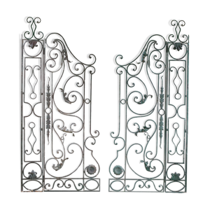 paire de grilles portes - fer