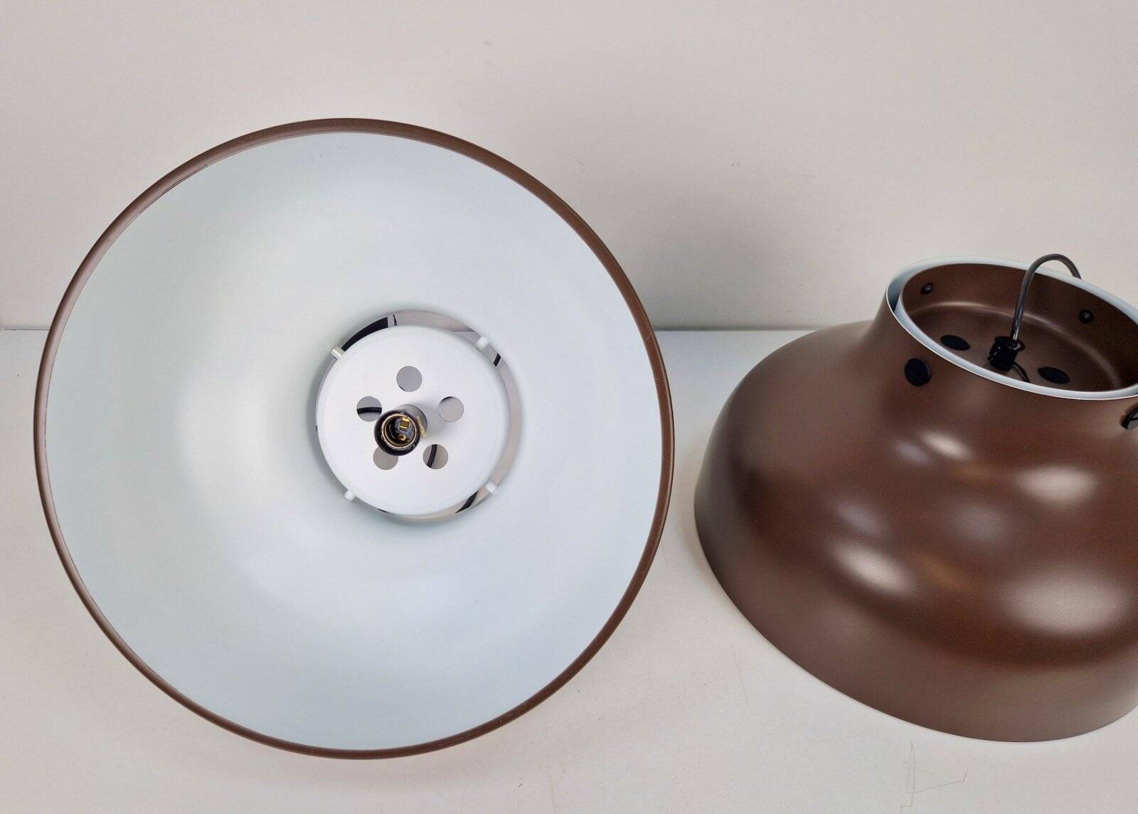 Mid-Century Modern Super Jumbo Pendant Lamps by Uniline for Nordisk Solar, 1960s, Set of 2