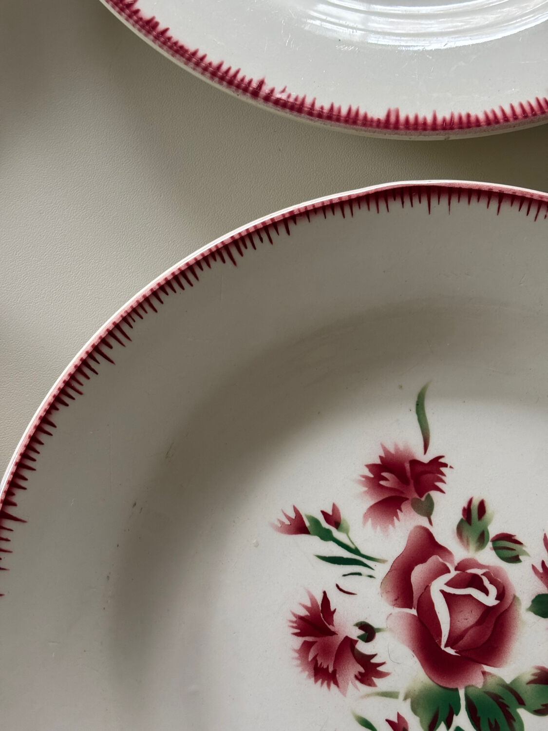 Digoin Sarreguemines plates