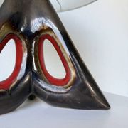 1950s ceramic table lamp, free form