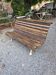 Banc de jardin en fonte et lattes en chêne