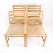 A set of four Kurt Østervig oak dining chairs for K.P. Møbler