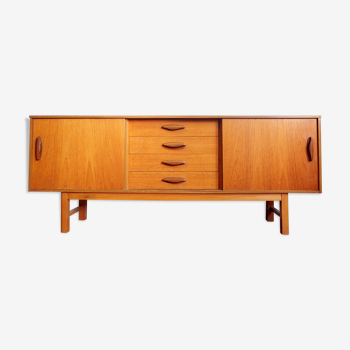 Enfilade scandinave vintage en teck années 60