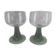 Crystal glasses of Alsace white wine