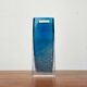 Mid-Century German Glass Block Vase by Ingrid Glas, Germany, 1960s