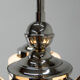 Lustre art déco bleu, années 1930