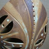 Ethnic ceramic wall lamp signed.