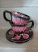 2 vintage cups and saucers