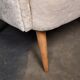 ELEGANT 20thC PAIR OF BOUDOIR SHELL-BACK CHAIRS c.1950