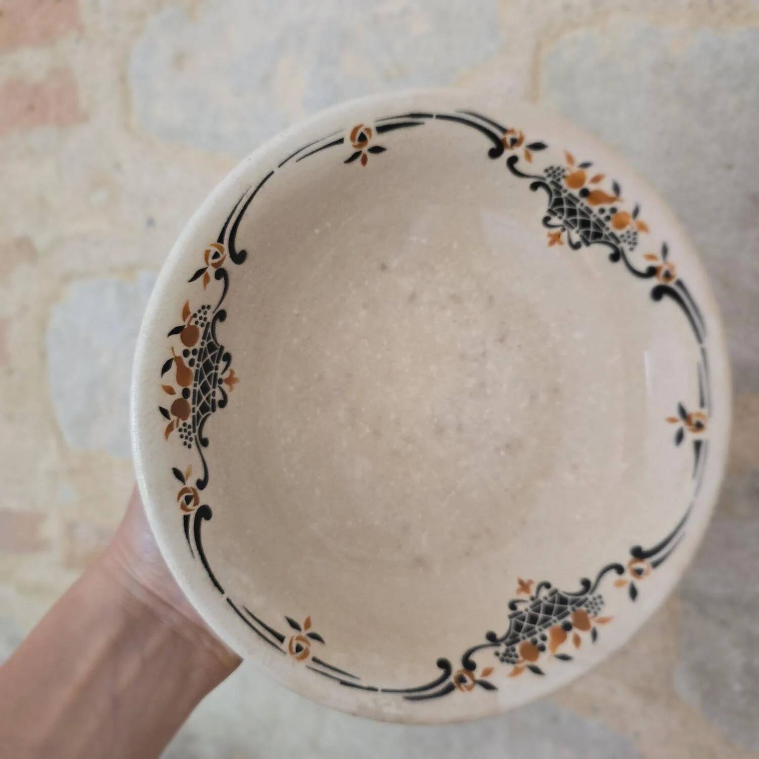 Compotier Art Déco, Modèle Trinité