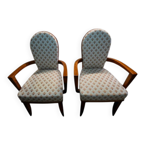 Paire de fauteuils ''Bridge'' - circa 1940