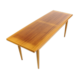 Table à café en acajou et teck Tchécoslovaquie années 1970