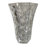 Vase en verre ciselé vintage
