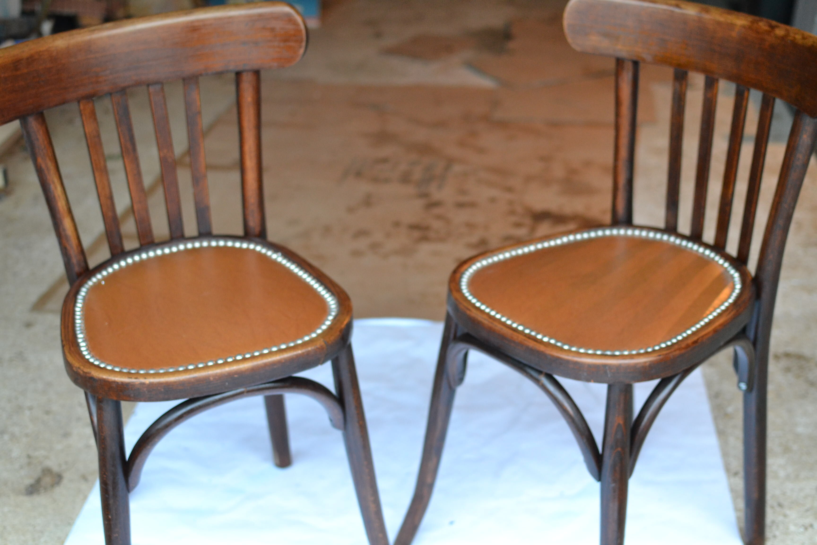 Paire de chaises bistrot Thonet