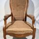 Fauteuil voltaire Louis Philippe XIXe prêt à tapissé