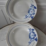 Lot de 6 assiettes creuses anciennes