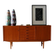 Danish sideboard in teak with central drawers. Denmark, late 1950s