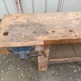 Antique carpentry workbench