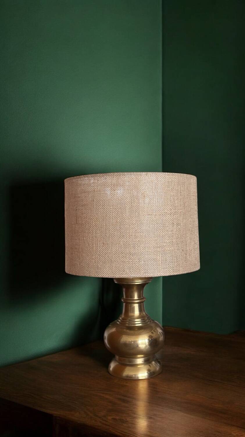 Vintage brass table lamp