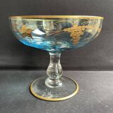 Large crystal bowl signed De Wan - Verrerie de Torino