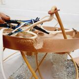 Cascade chandelier - vintage - VEB Narva - made in Germany.