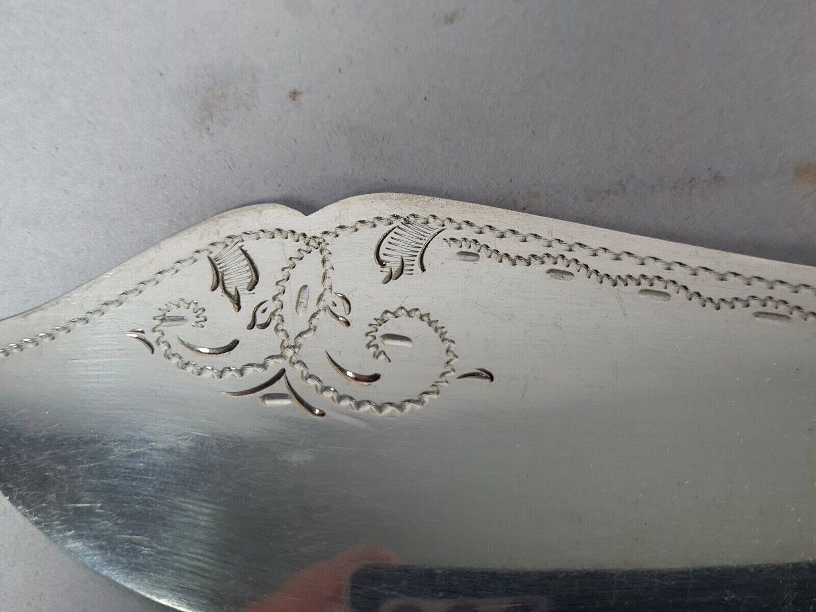 EPNS silver metal fish service, 6 people complete, good condition SB916