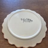 Dessert plate signed p. fouillen