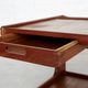 Mid-Cenntury C-Shaped Bar Trolley in Teak by K.T. Møbler