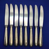 Set of 8 small silver-plated navy knives soh