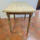 Table rectangulaire ancienne en orme massif