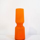 Orange Murano glass vase by Carlo Moretti, Italy, 1960s