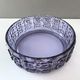 Glass bowl Taalari of Riihimäki glass Finland, scandinavian design