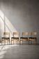 Set of 4  Mid-Century Scandinavian Oak Dining Chairs from Sax Møbelfabrik