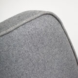 Pair of 366 armchairs DARK FELT
