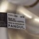 Danish HK20 Bubi lamp designed by Henning Koppel for Pandul