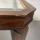 Rectangular coffee table from the 40s mirror