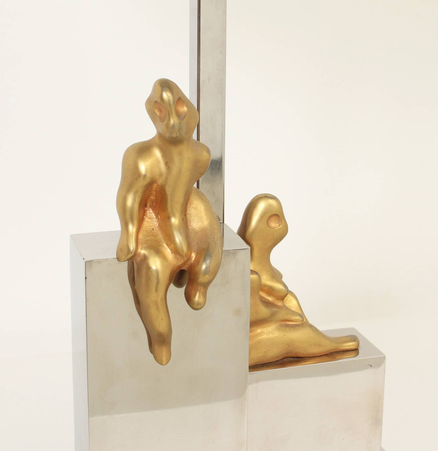 Large table lamp by the Spanish sculptor Aurelio Teno, 1970s.