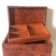 Large jewel box in thuya magnifying glass, 1970s