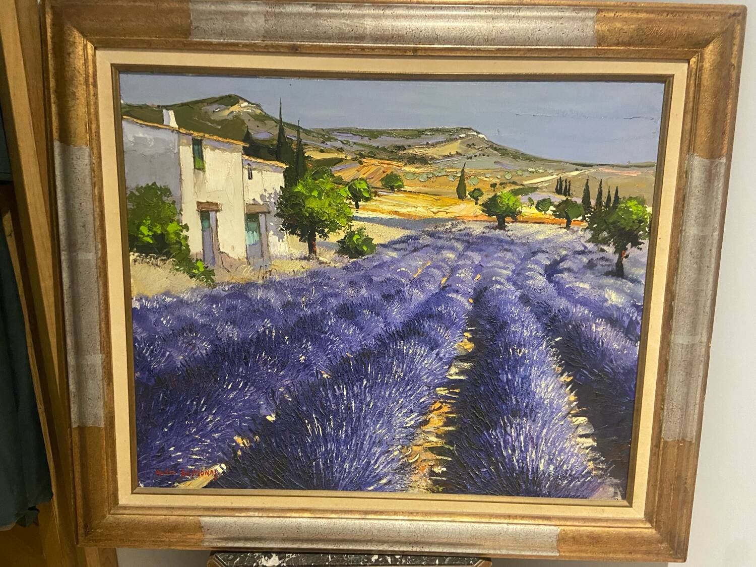Provençal painting andré deymonaz