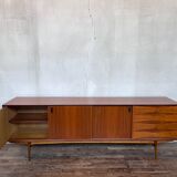 Scandinavian teak row design 1950 1960