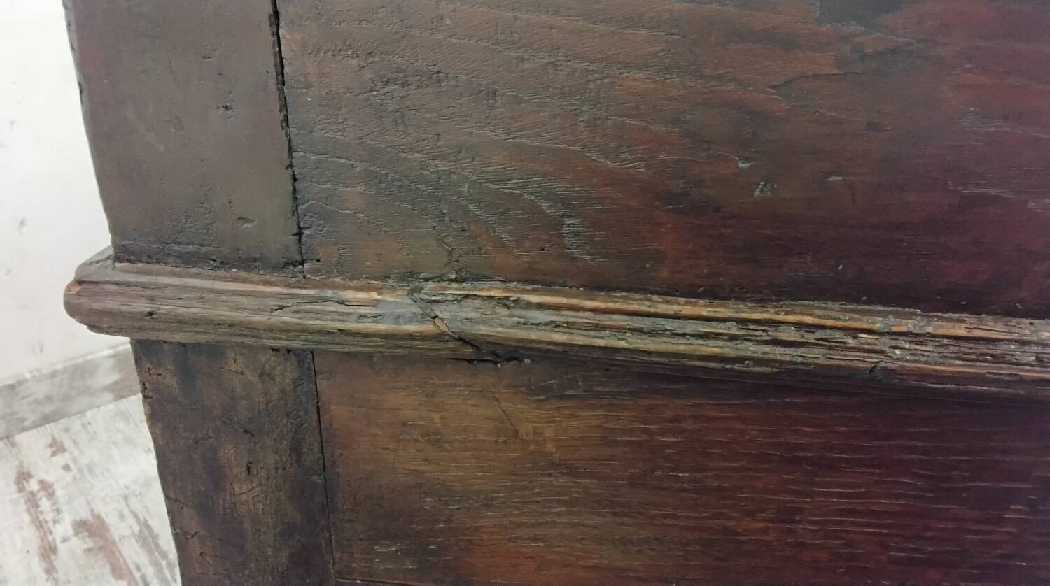 Antique wooden chest