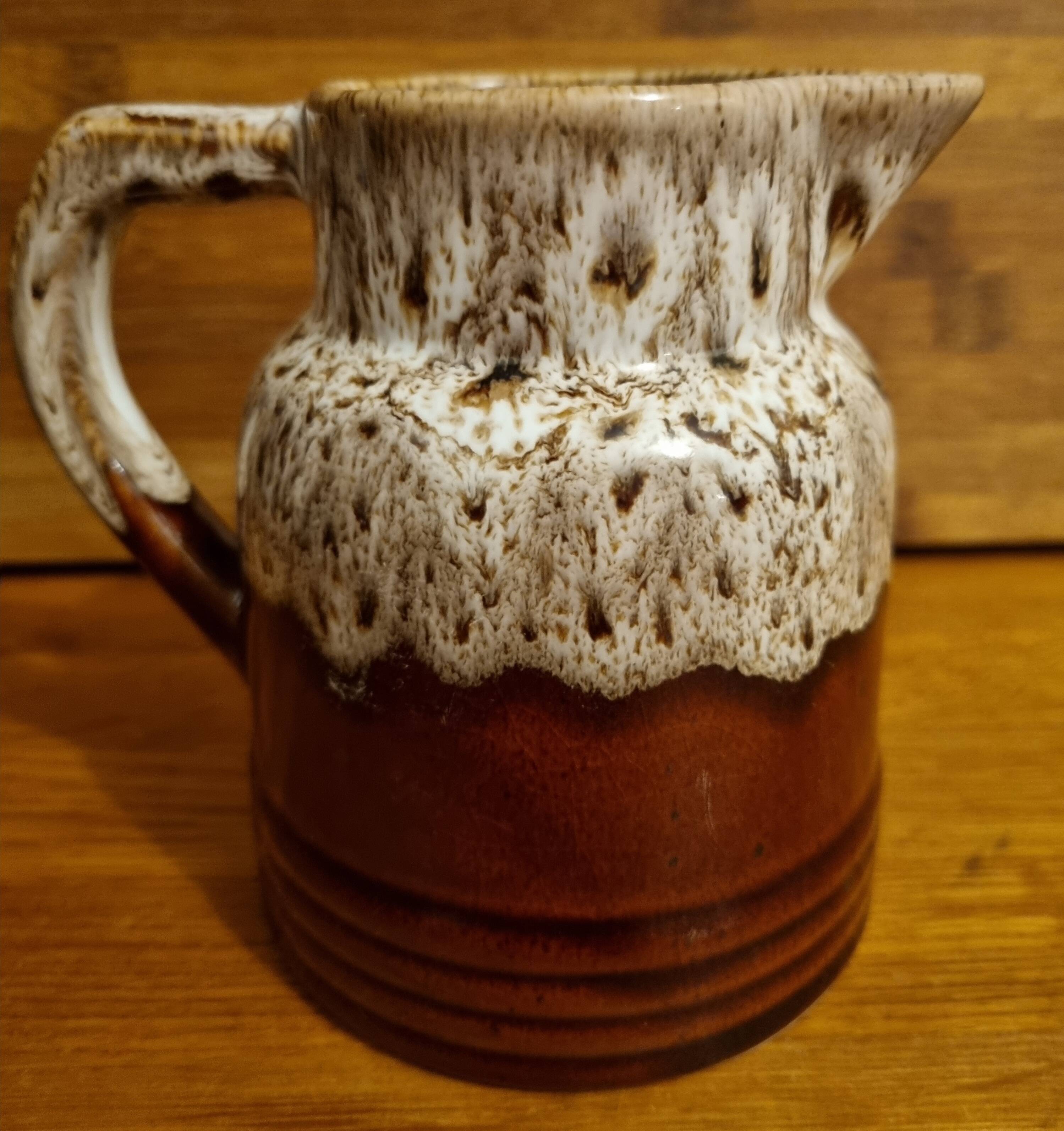 Vintage pitcher in flamed stoneware 50cl