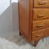 Vintage commodity of the 50s feet light oak compass