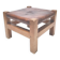Ottoman stool early twentieth wood and leather