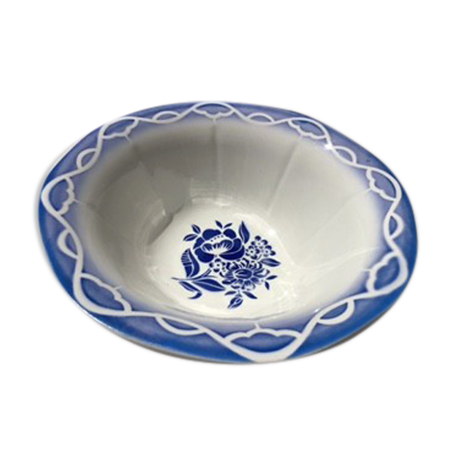 Digoin Odette salad bowl large capacity blue