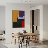 Large colorful painting 130x97 cm